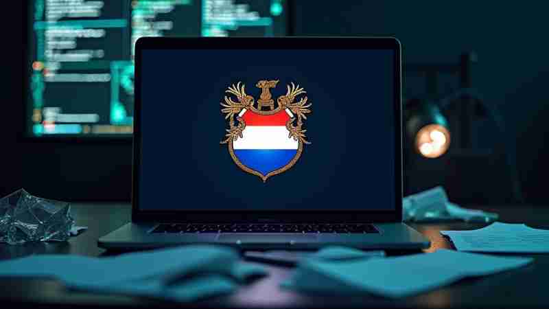 65,000 Dutch Police Officers' Data Stolen in Cyberattack, Concept art for illustrative purpose, tags: datalek 65.000 nederlandse - Monok